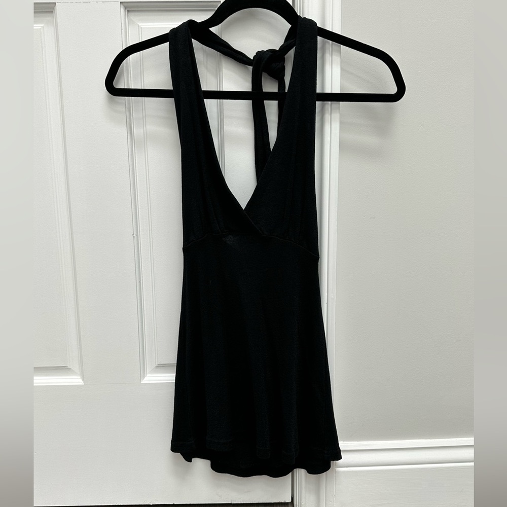 Black Michael Stars Halter Top